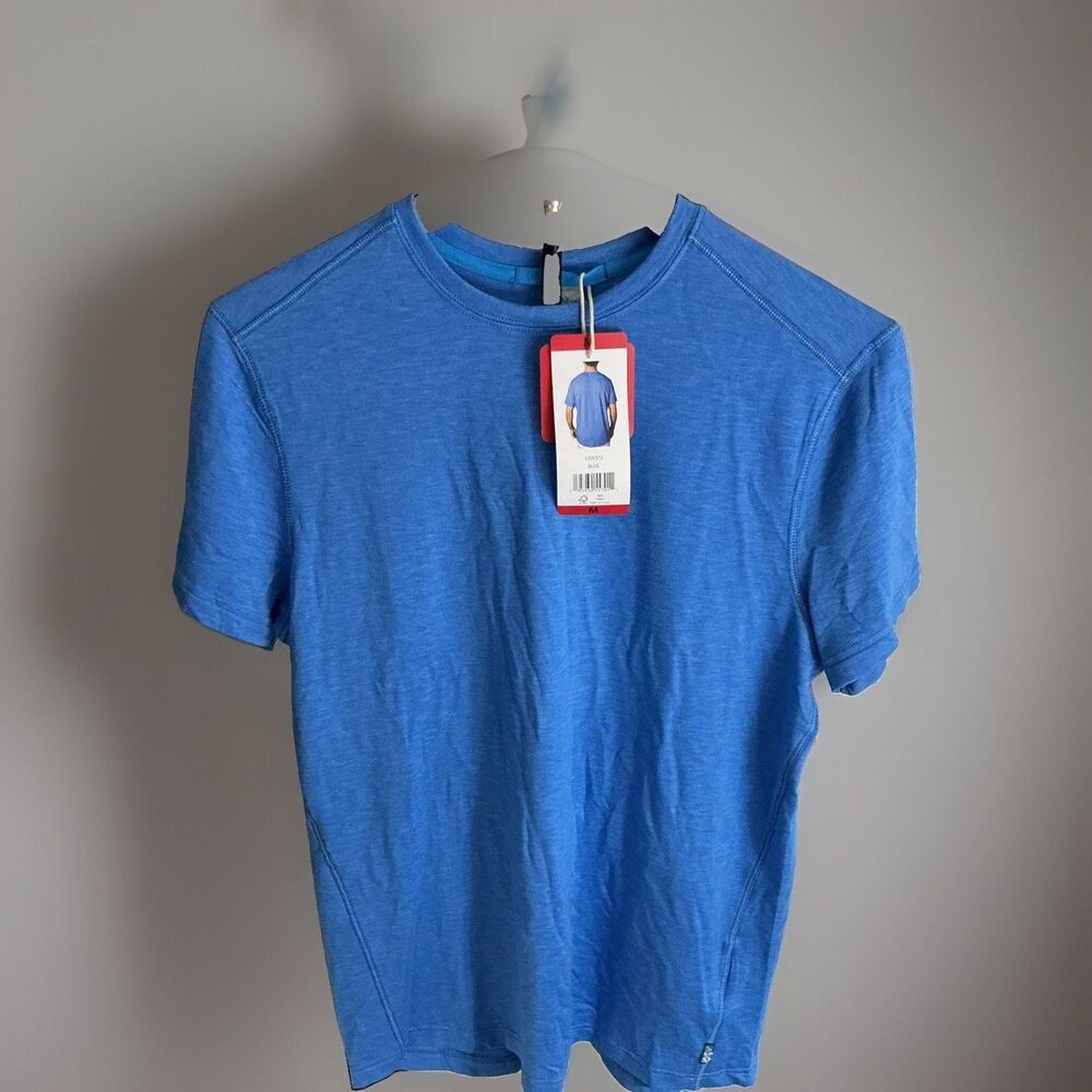 RBX Men's Blue Solid Crew Neck Short Sleeve T-Shirt Tee Regular M